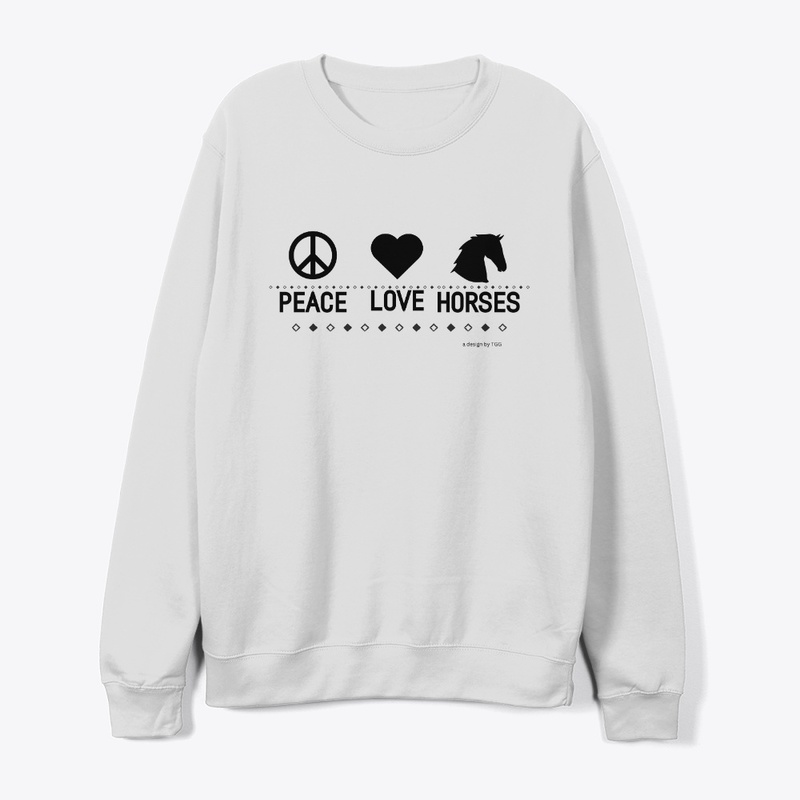Peace Love Horses (drk)