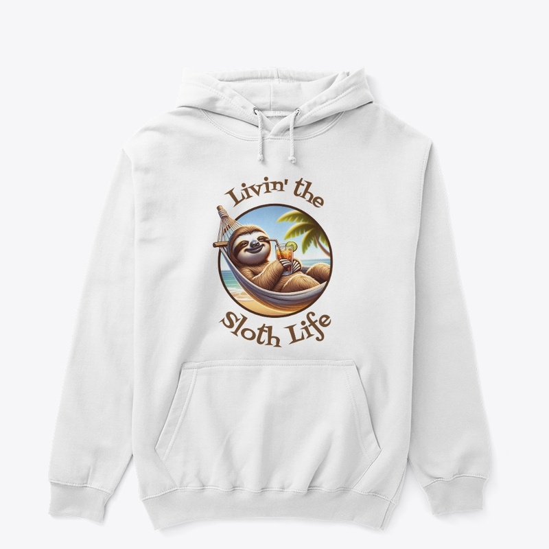Livin' The Sloth Life Lazy Beach Summer 