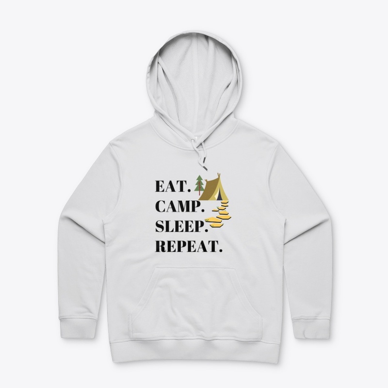 Eat camp sleep repeat - BL