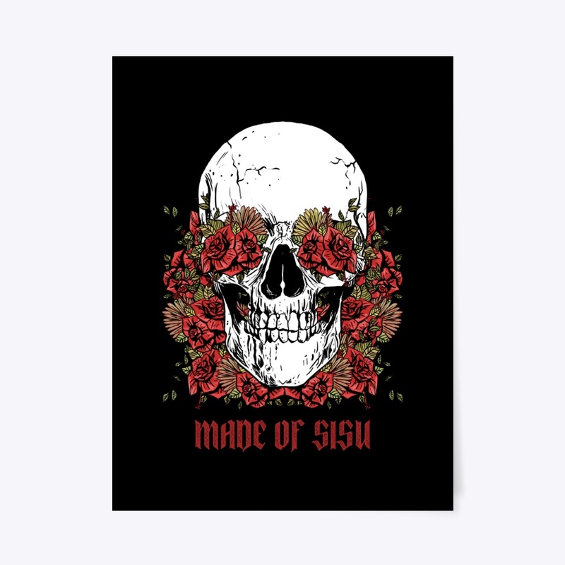 Made of Sisu Beautiful Skull