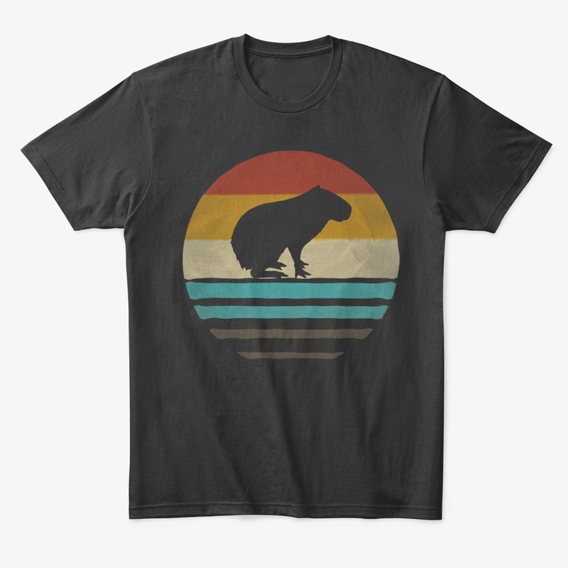 Vintage Capybara Lover Gift