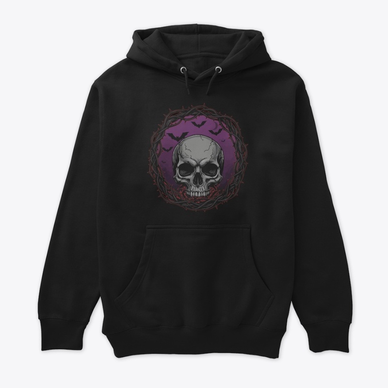 Gothic Skull – Dark Florals & Spooky