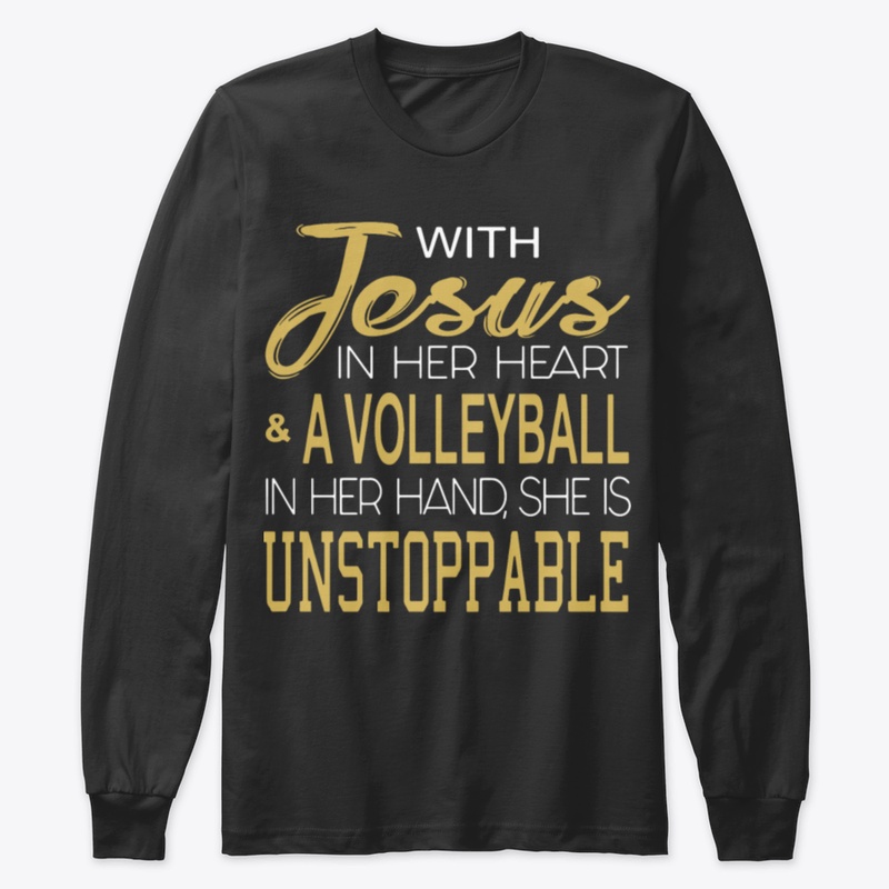 With Jesus In Her Heart And A Volleyball