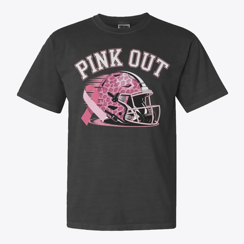 Funny Pink Out Football