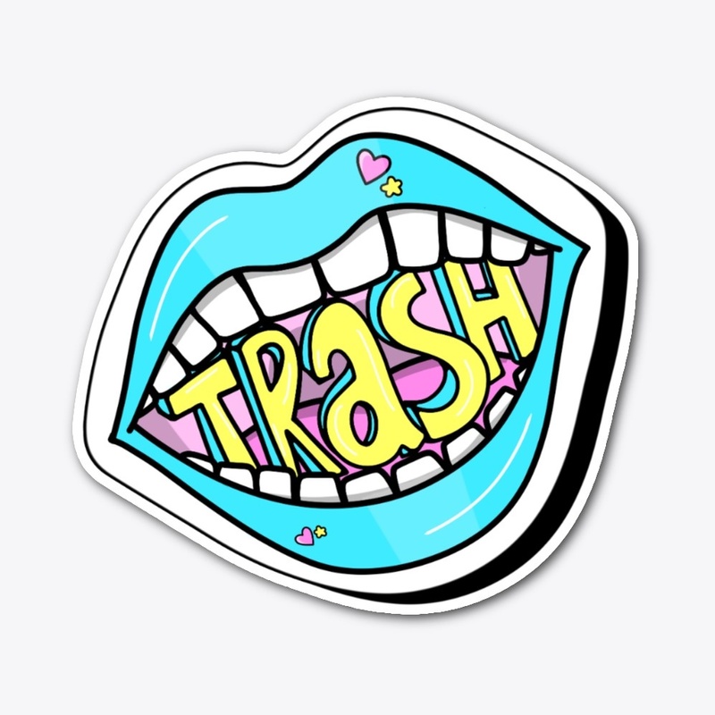 Talkin Trash Sticker