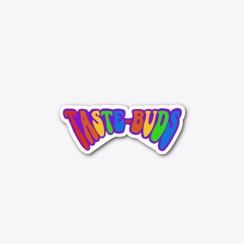 Taste Buds Sticker Standard Kaos Front