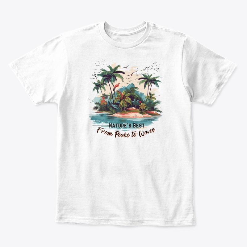 Summer Time Vibes Graphic T-shirt