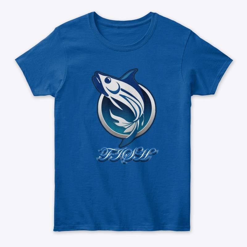 T-shirt Fish Logo design