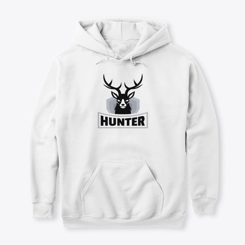 Black and with Hunter  T-shirt Design