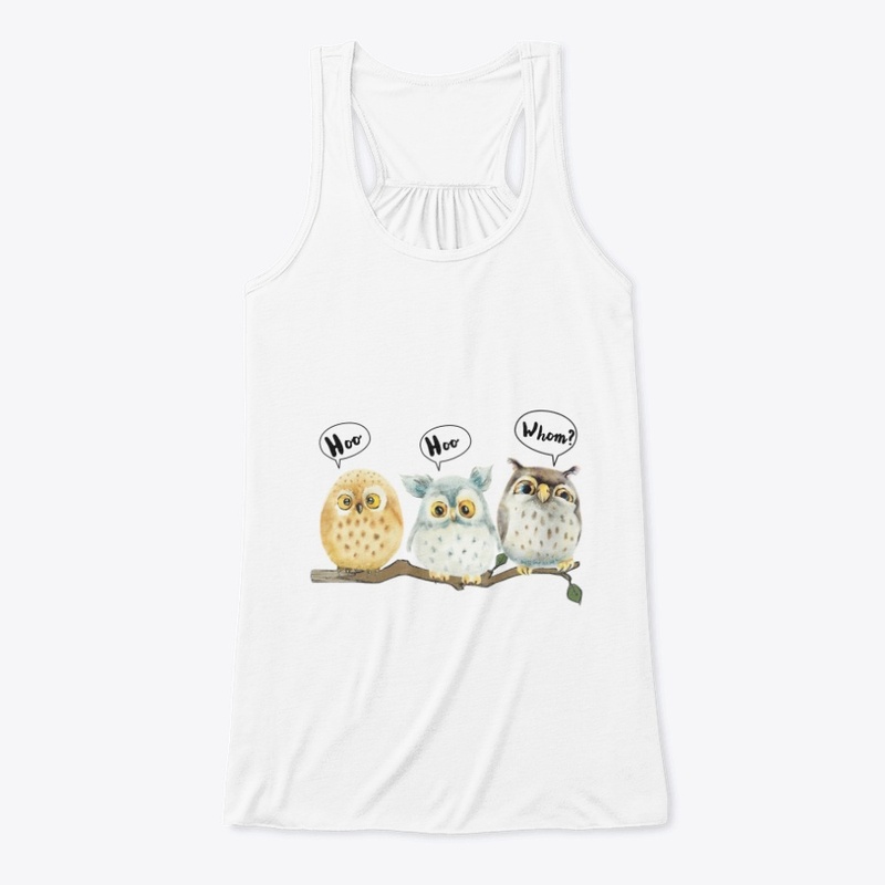Hoo Hoo Whom Owl. Gift for bird lovers