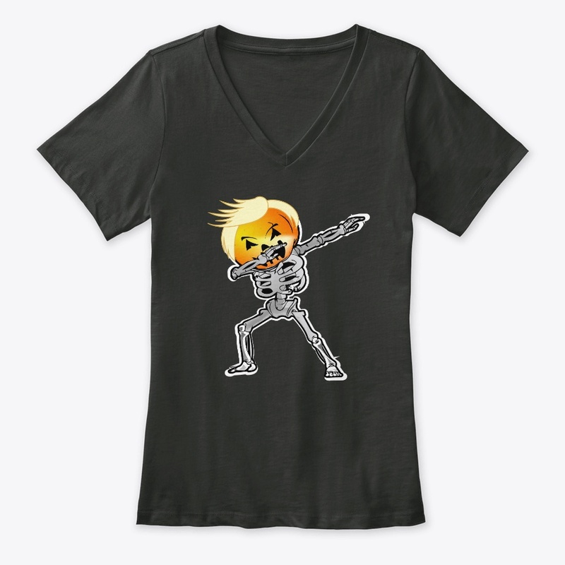 Dabbing Trumpkin Halloween costume tee