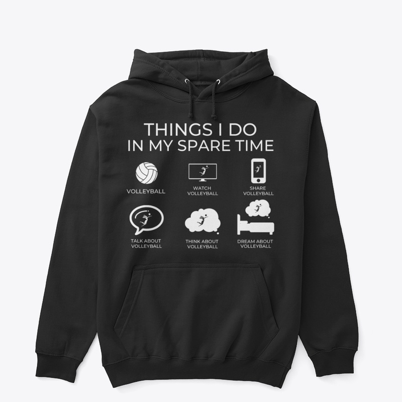 Volleyball Sweatshirt Spare Time