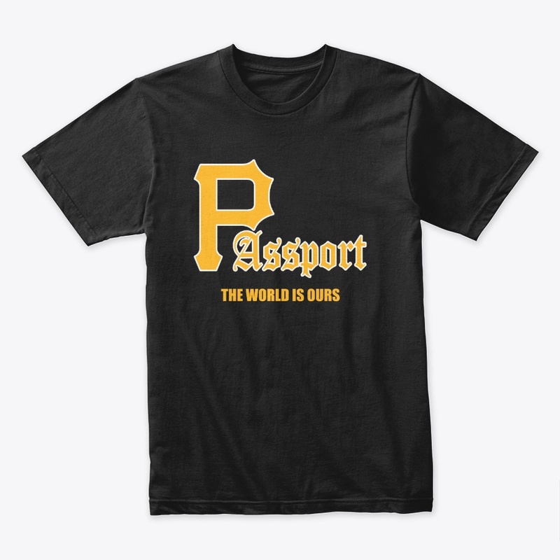 Passport the world is ours (Yellow Font)