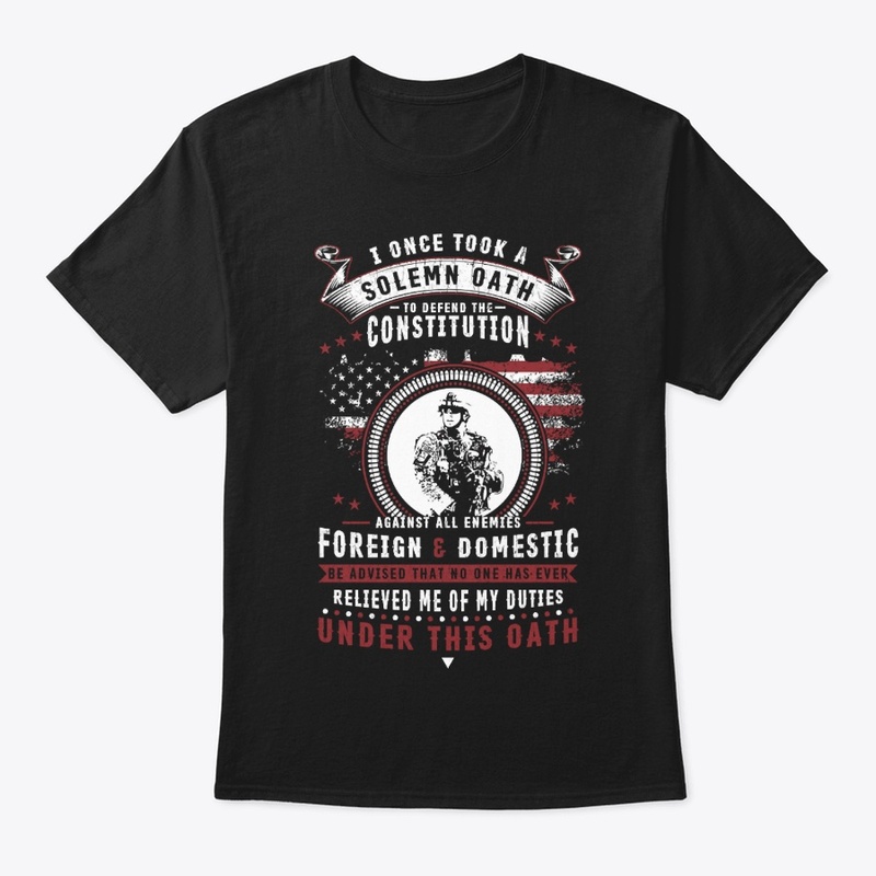 Veteran Constitutional Oath slim fit 