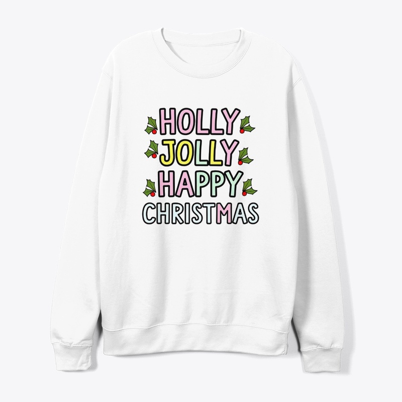 Holly Jolly Happy Christmas T-Shirt