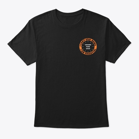 Corona Peak 2020 Black T-Shirt Front