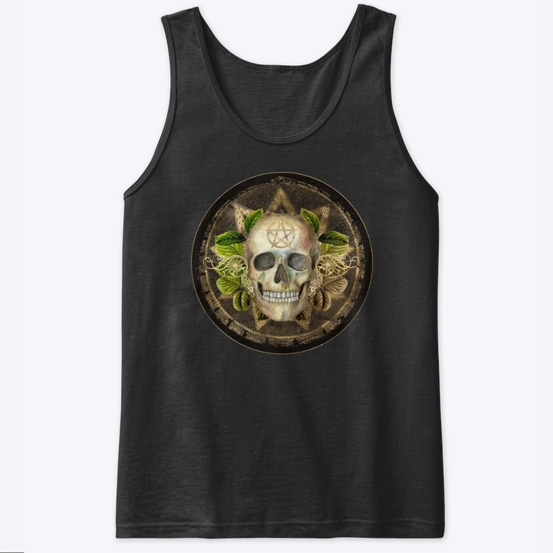 Witchy Pagan Skull