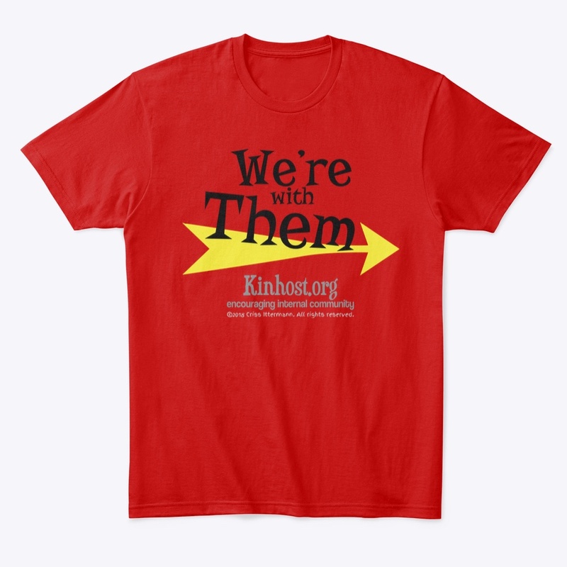 We're with Them DID Couples tee