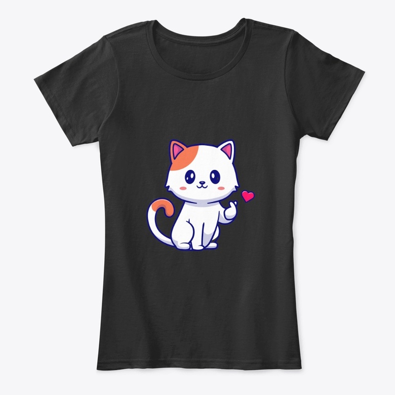 Women's Cat T-Shirt Design