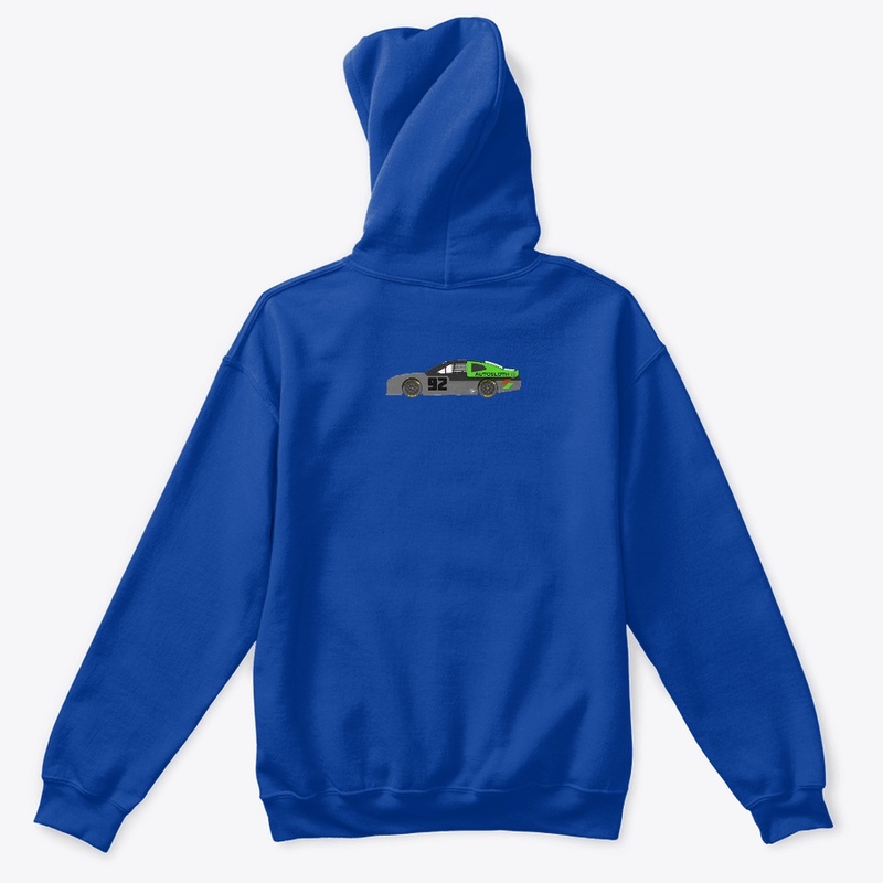 AutoSloth Race Car Kids Hoodie