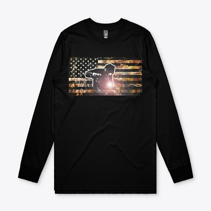 Welding Flag Sparks and Flames