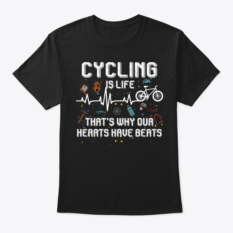 Cycling Lover Gift Our Hearts Have Beats