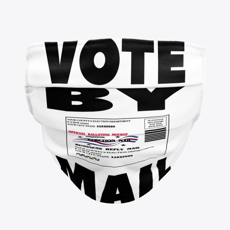 Vote By Mail Mockup Envelope - Black