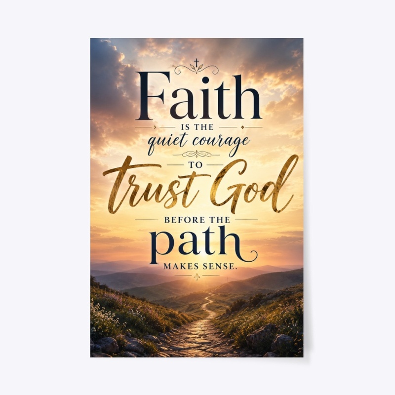 Trust God Path Wall Art