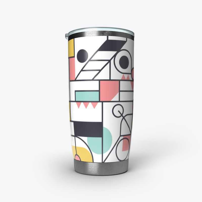 Retro Geometric Ornament Pattern