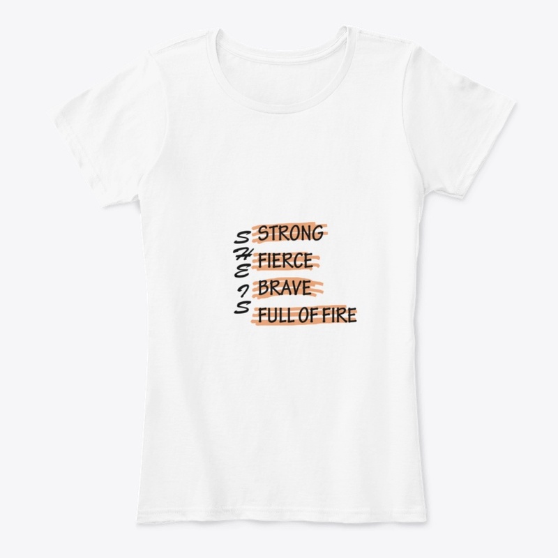 she is strong fierce and brave ++