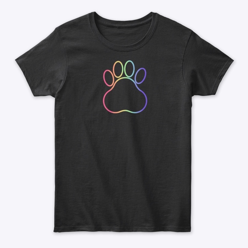 Rainbow Pride Paw