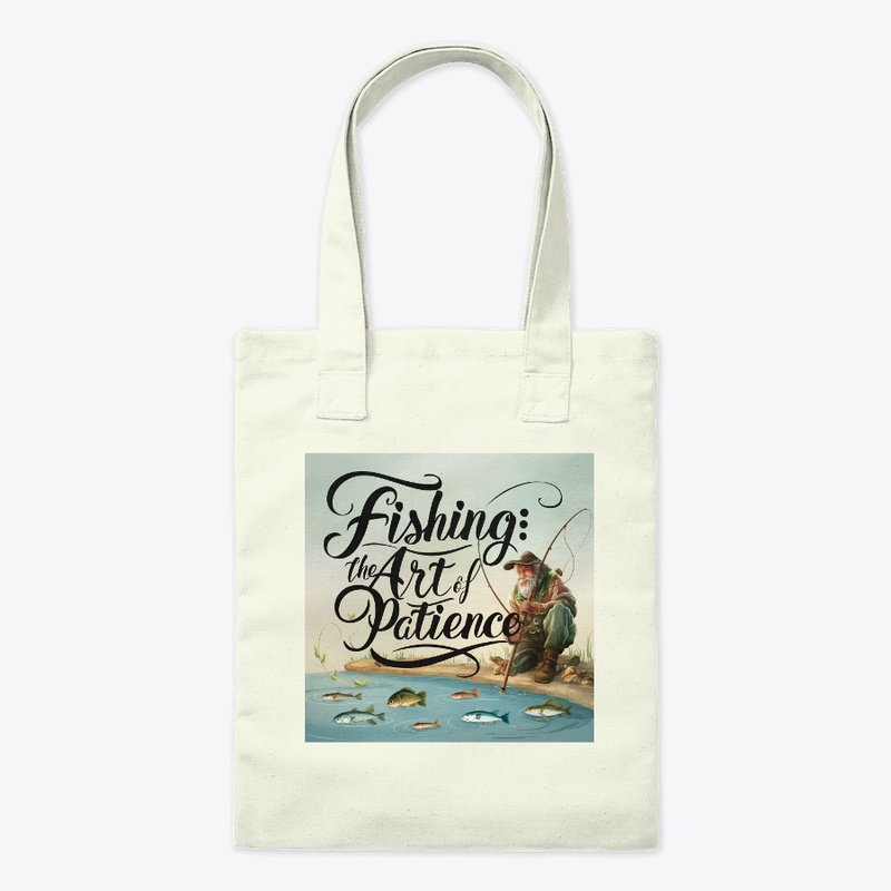 Illustration Fishing text design.