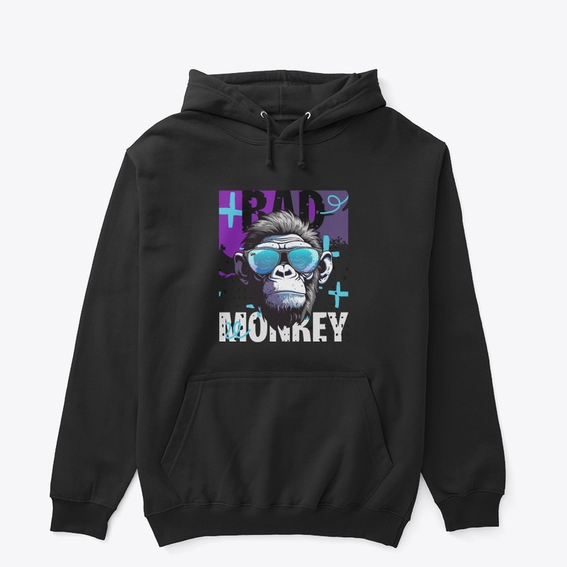 Black Purple Bad Monkey