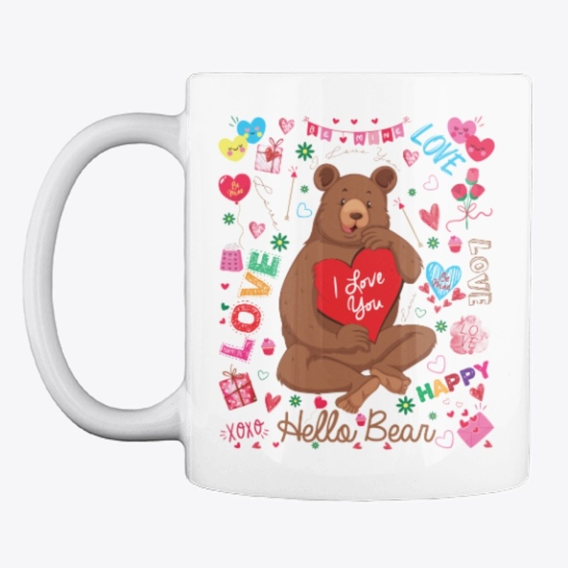 Hello Brown Bear Love Notes