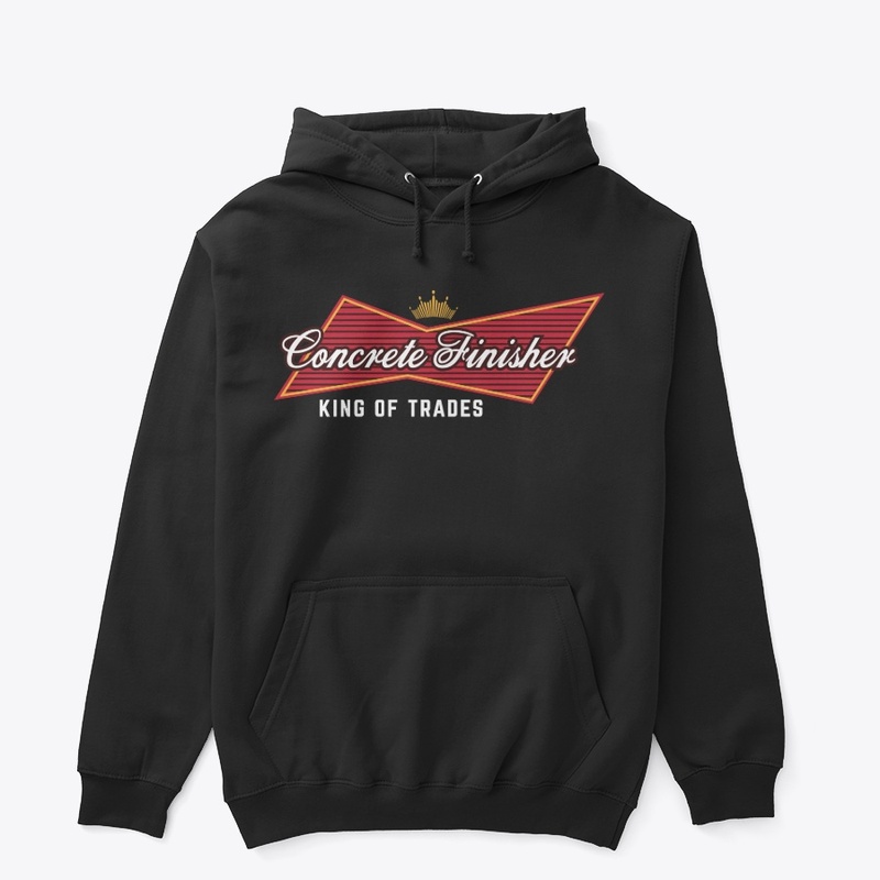 Concrete Finisher King Hoodie 