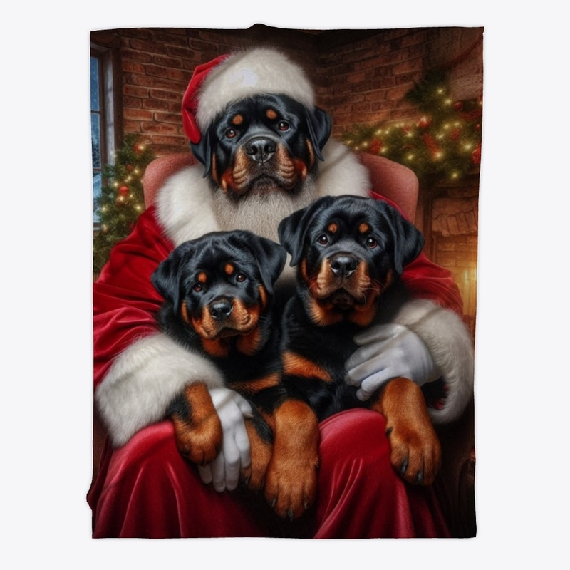 Rottweiler's Christmas Eve