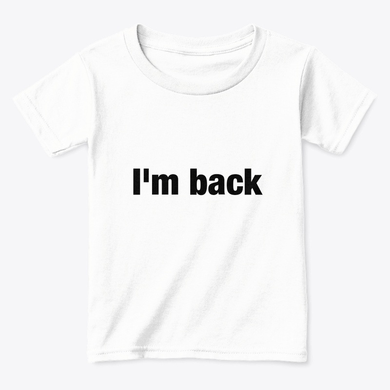 I'm back