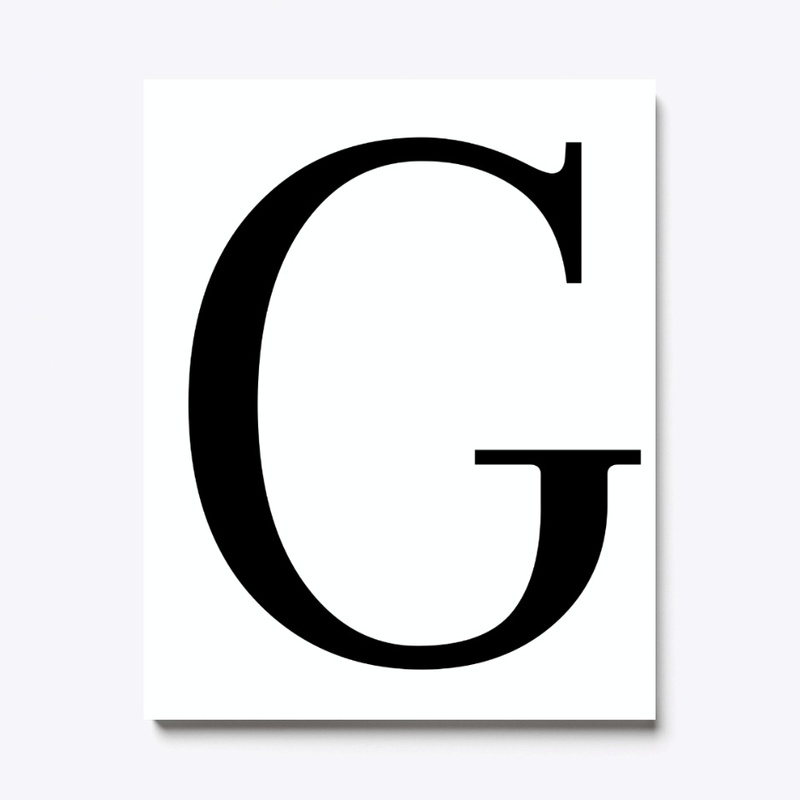'G' typography