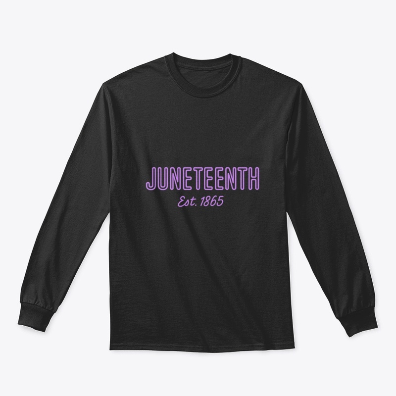 Juneteenth – Est. 1865 Neon Style