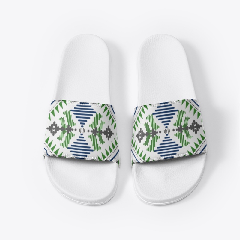Blue and Green Tribal