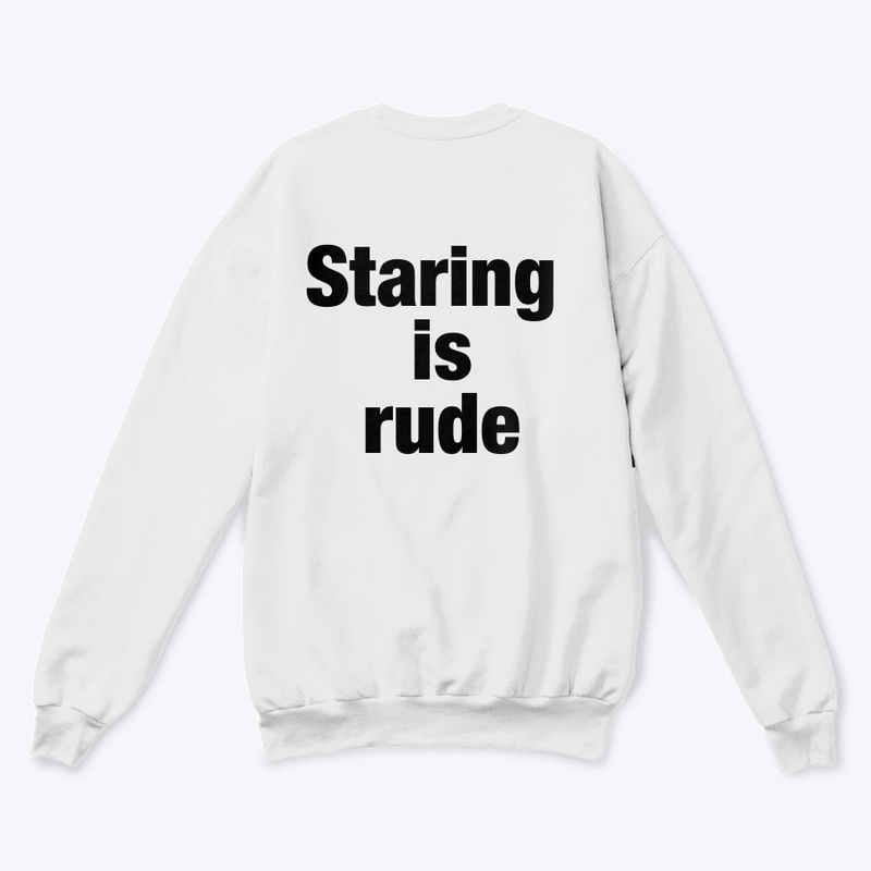 Staring is rude