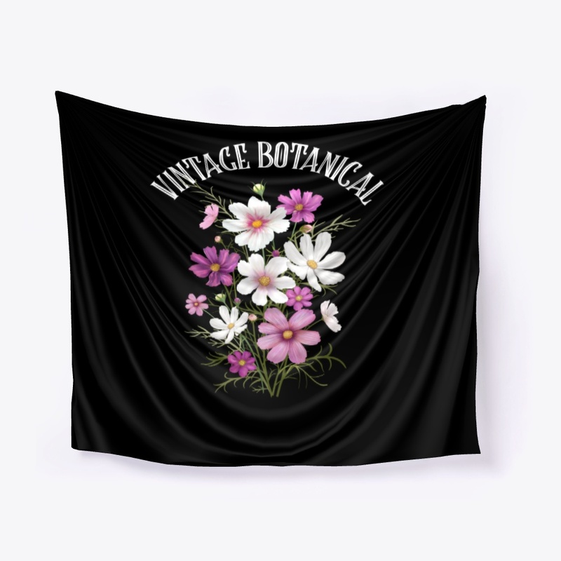 Vintage Botanical Bouquet Flowers