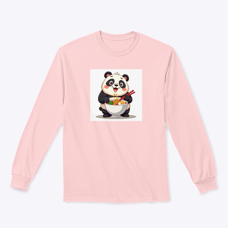 Ramen Panda Feast Cute Cartoon 