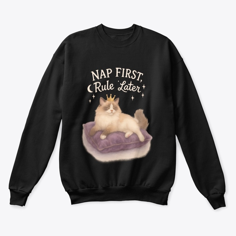 Scottish Fold Cat - Nap First, Rule 