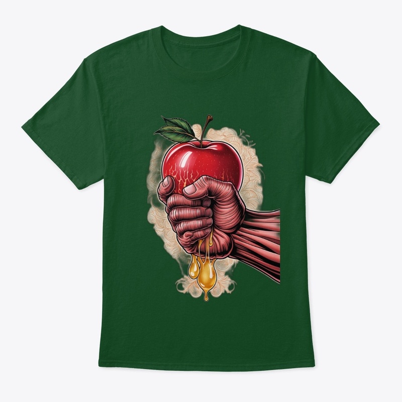 Classic Crew Neck  T-shirt  Apple Design