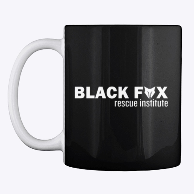 Black Fox Rescue Institute (White Logo)