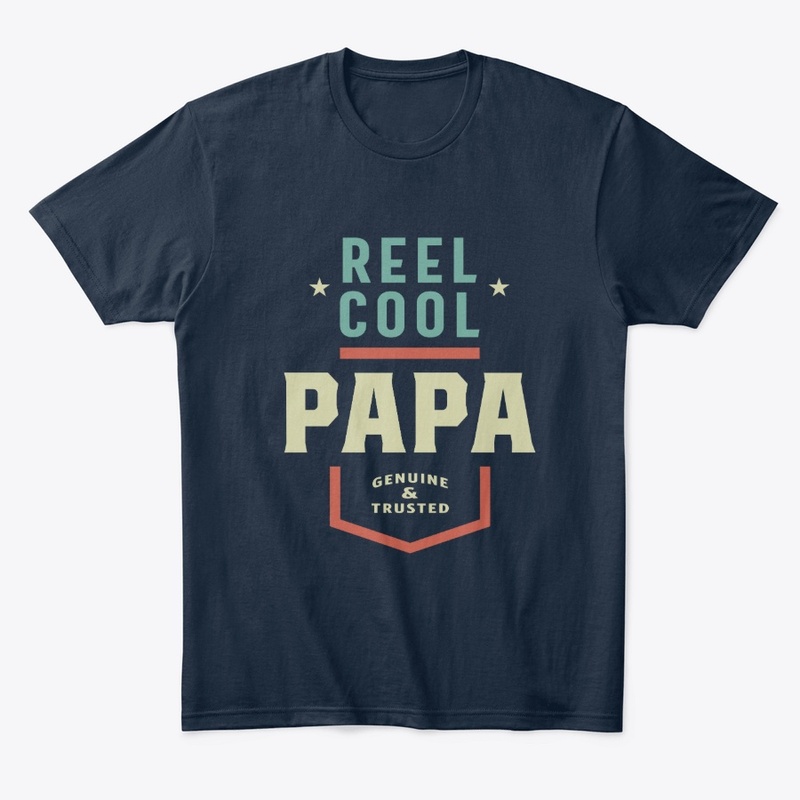 Reel Cool Papa Fishing Gift Funny