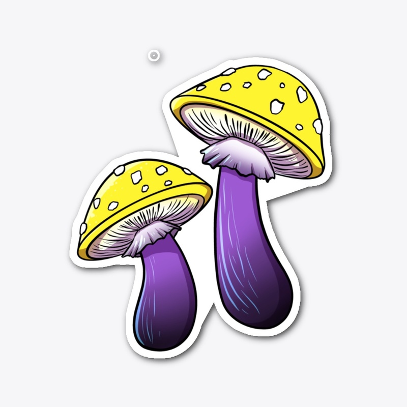 PRIDE MUSHIES! Nonbinary flag