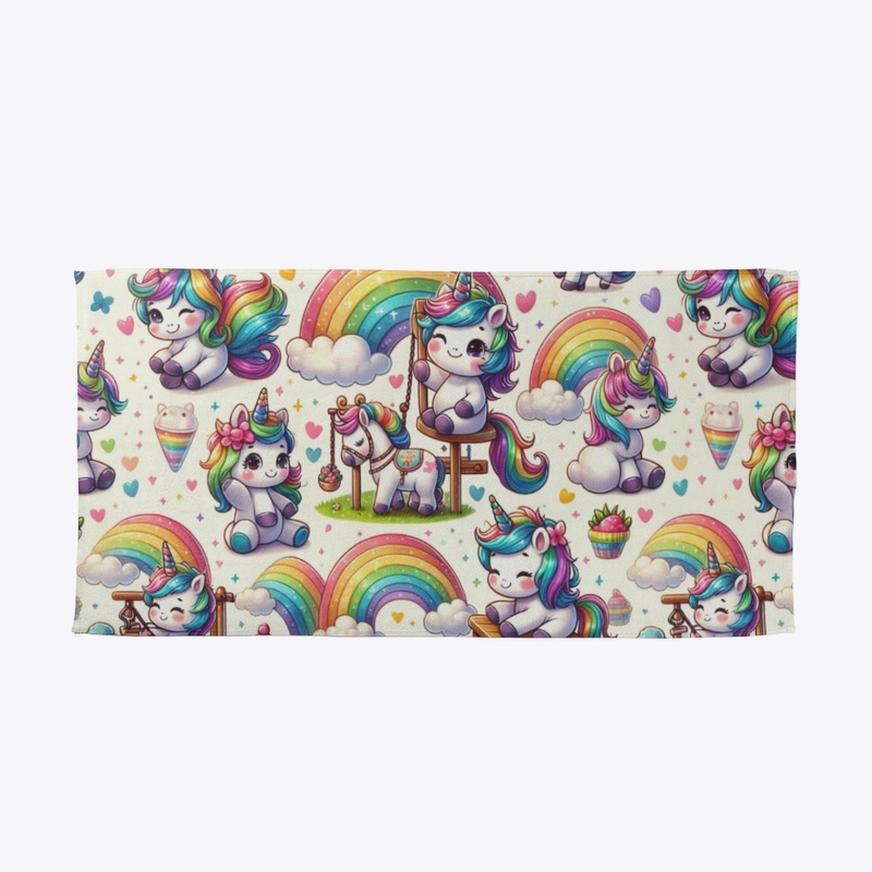 Unicorns Playing Outside