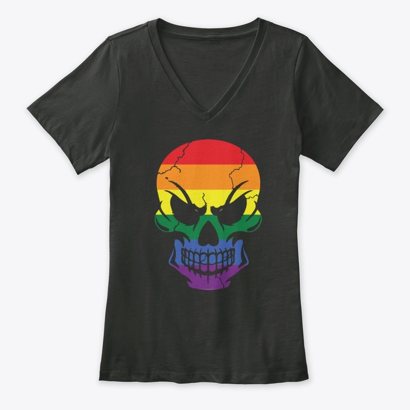 Rainbow Skull